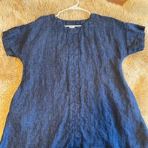 Linenbee loose linen tunic dress “Eileen”